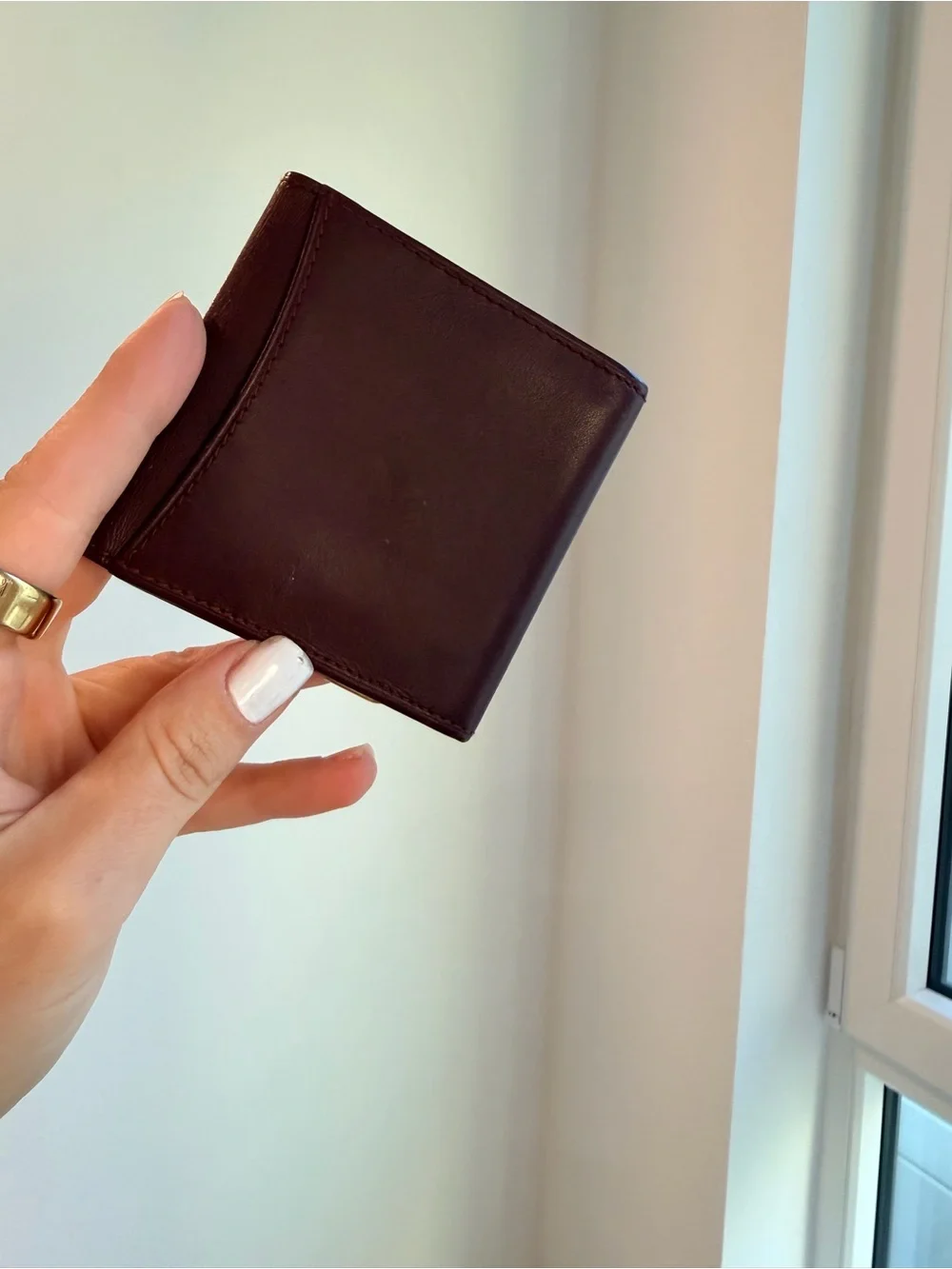 Vintage Cartier Paris compact bifold wallet